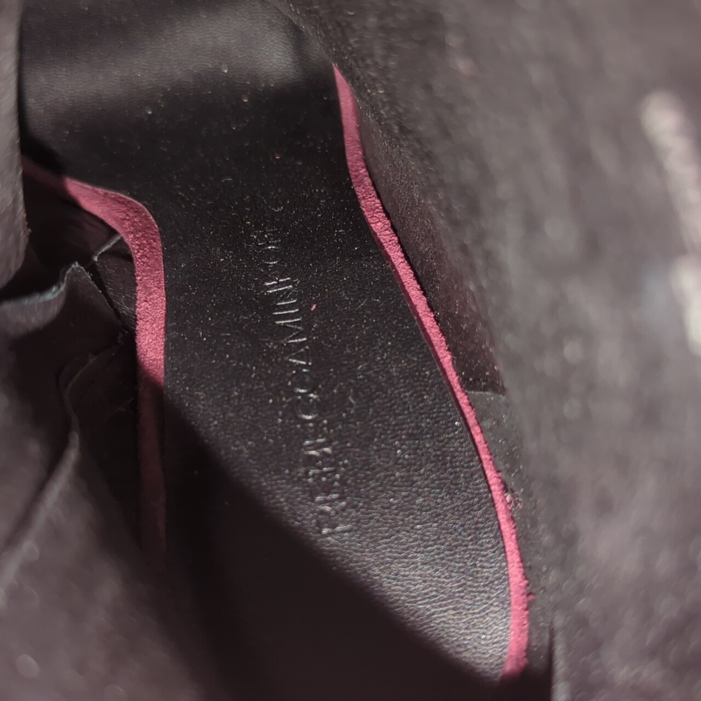 REBECCA MINKOFF Burgundy Suede Heel Booties ~ EUC - Picture 9 of 9